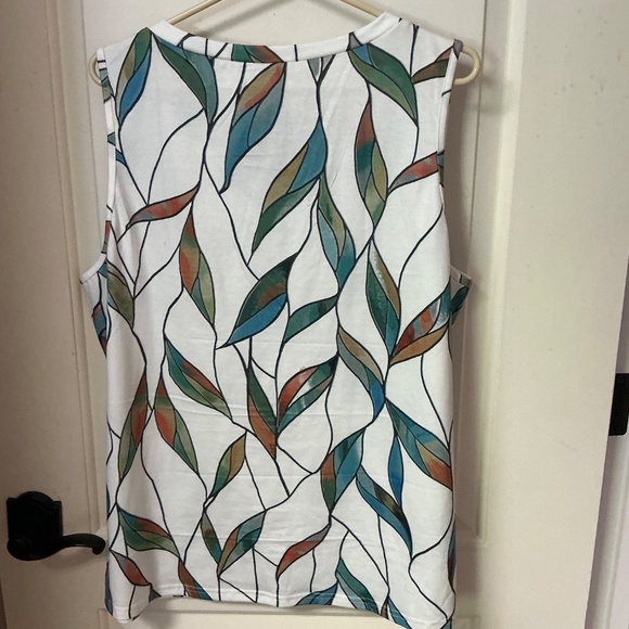 NWT ETCYY Stain Glass Looking Top Size 2X - Picture 2 of 5